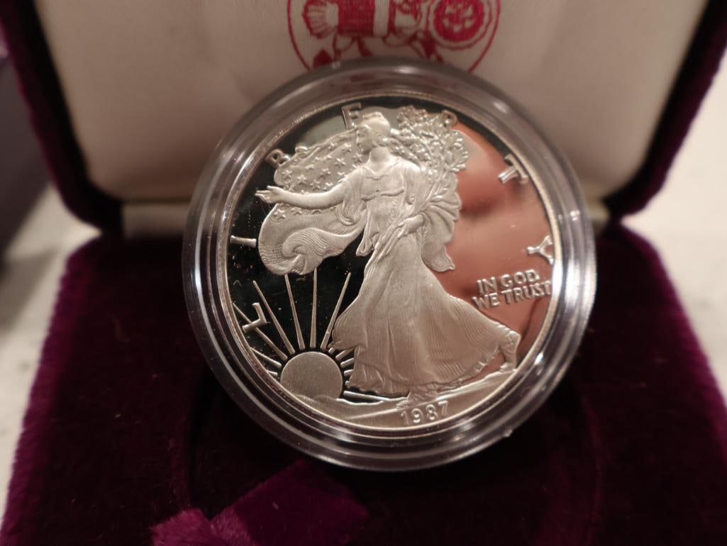1987 American Eagle One Ounce Proof Silver Bullion Coin - 2