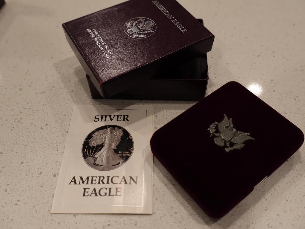 1987 American Eagle One Ounce Proof Silver Bullion Coin - 4