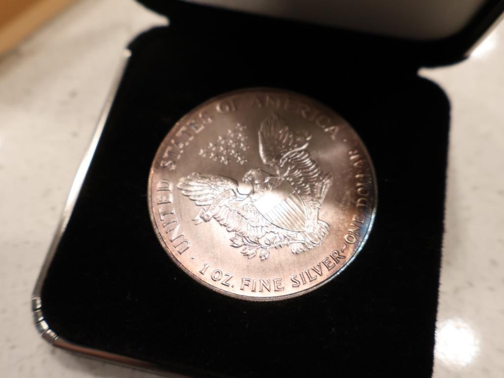 1986 American Eagle One Ounce Proof Silver Bullion Coin - 3