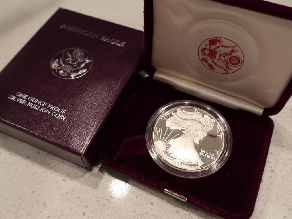 1988 American Eagle One Ounce Proof Silver Bullion Coin (1 of 5)