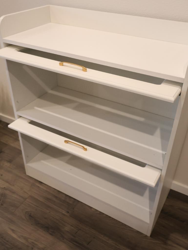 White stackable bookcase or storage cabinet - 5