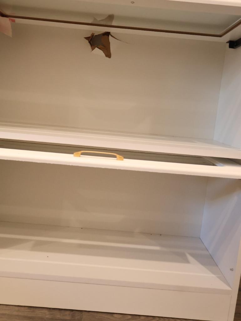 White stackable bookcase or storage cabinet - 6