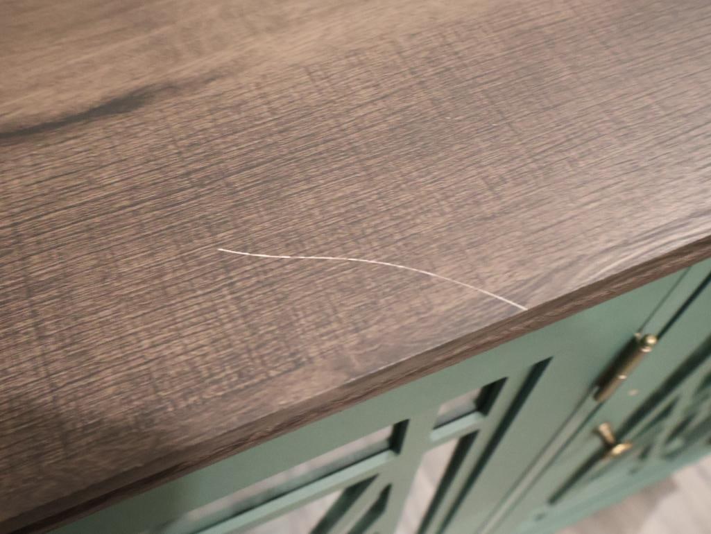 Vintage-style kitchen accent buffet sideboard cabinet - 3