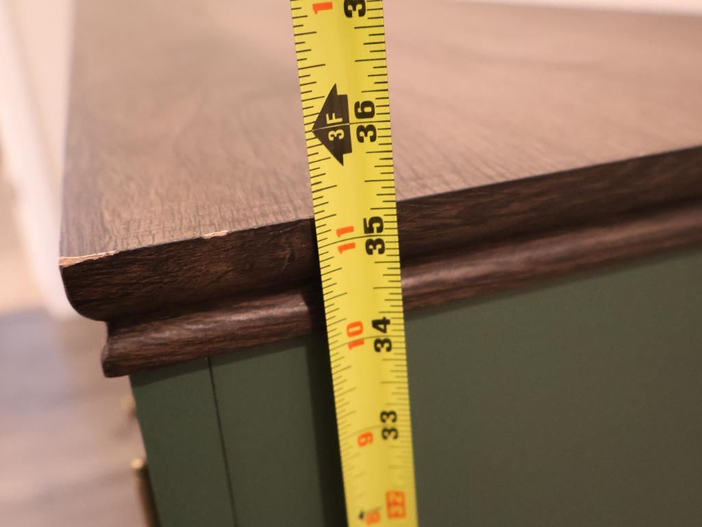 Vintage-style kitchen accent buffet sideboard cabinet - 6