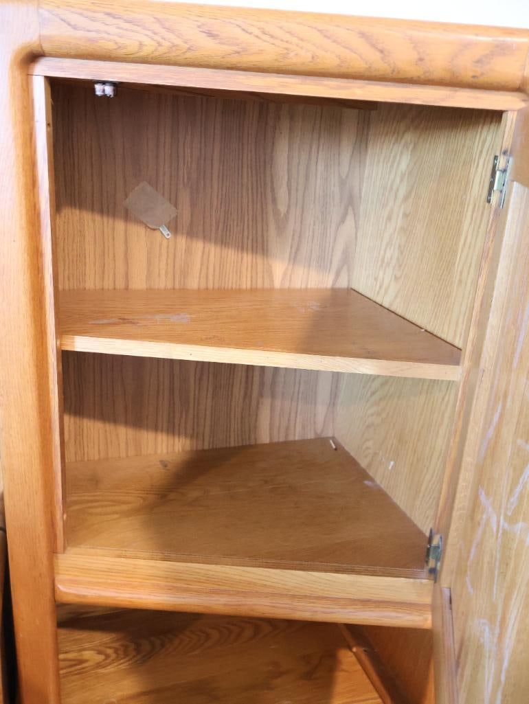 Solid oak Pier Wall Bedroom King Set - 11