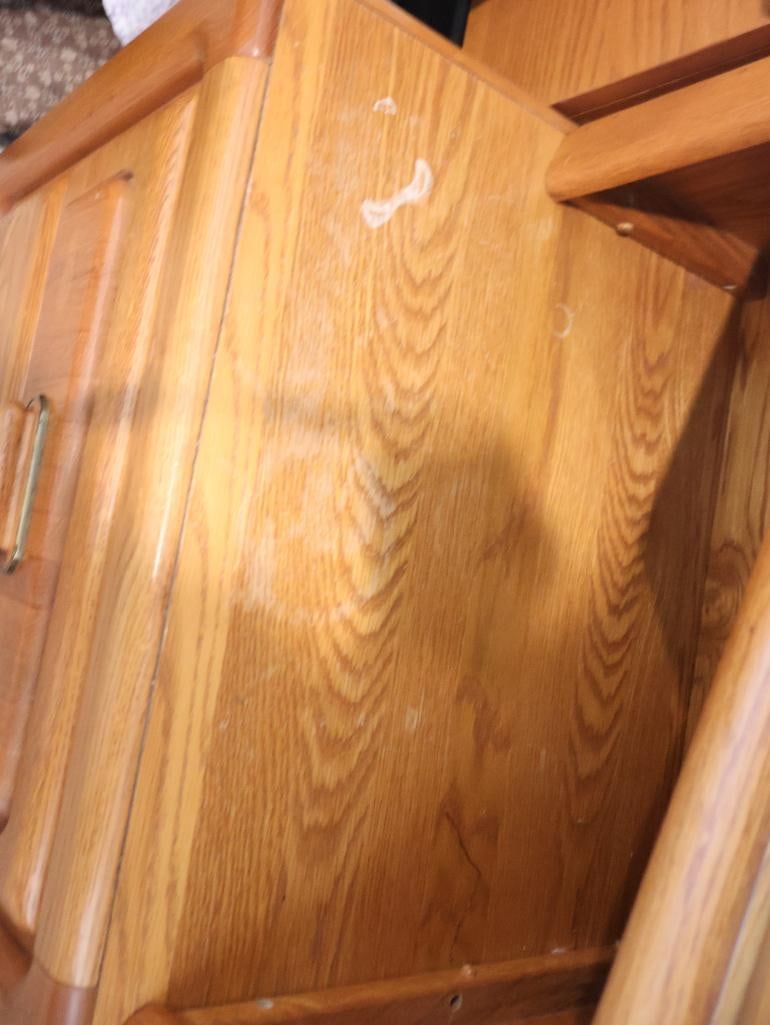 Solid oak Pier Wall Bedroom King Set - 13