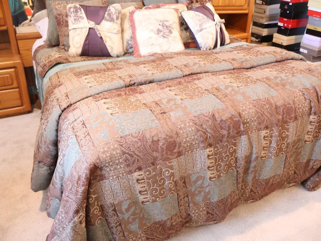 Solid oak Pier Wall Bedroom King Set - 16