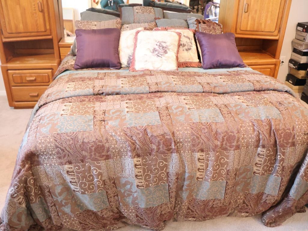 Solid oak Pier Wall Bedroom King Set - 2