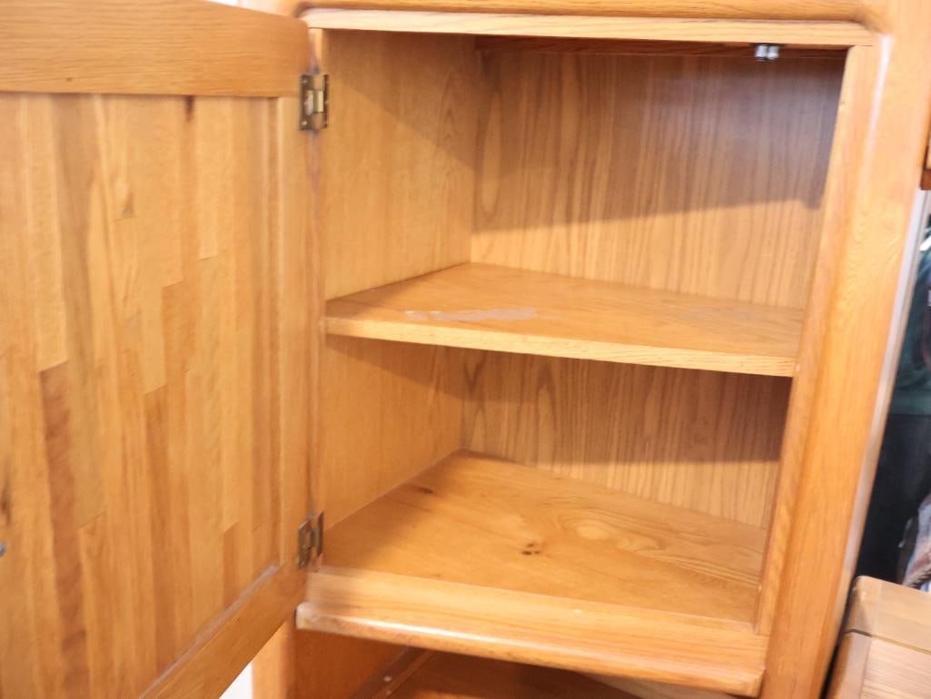 Solid oak Pier Wall Bedroom King Set - 5