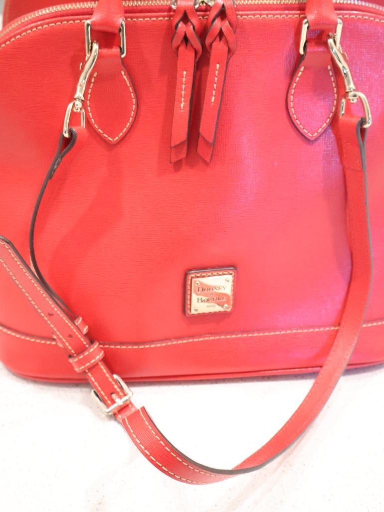 Red Dooney & Bourke Zip Zip Satchel - 4