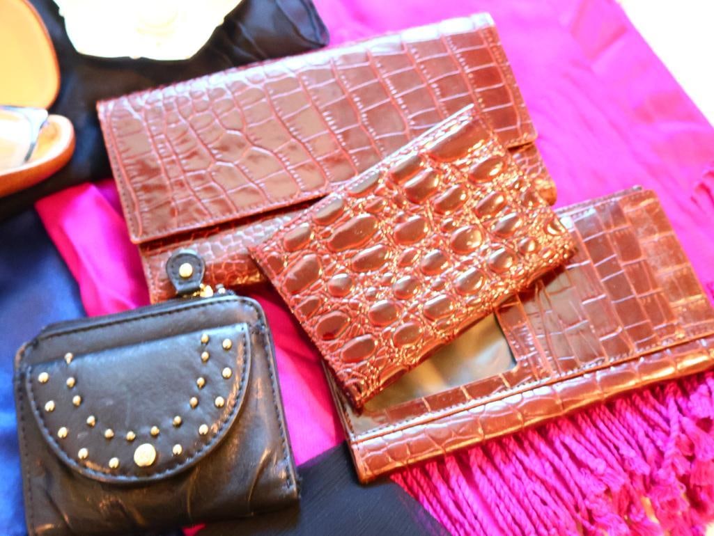 Collection of Wallets, Scarves and More - 9