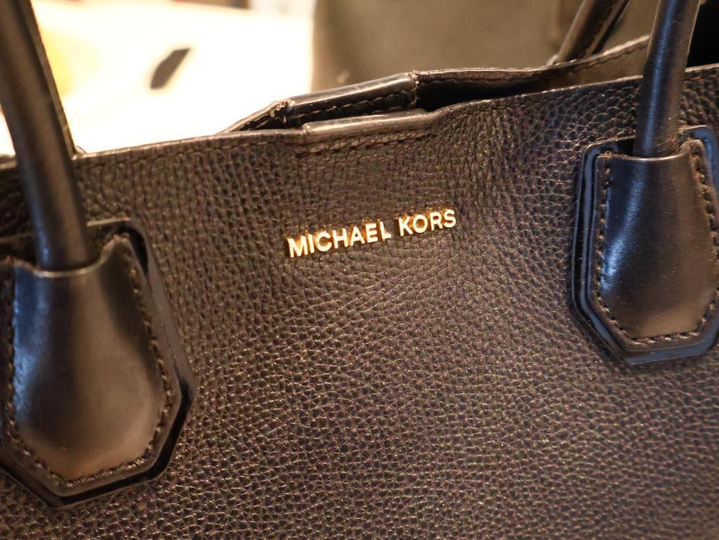 Three Black Leather Michael Kors Purses - 14