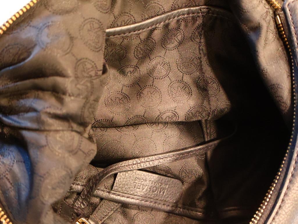 Three Black Leather Michael Kors Purses - 6