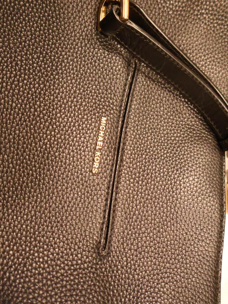 Three Black Leather Michael Kors Purses - 9