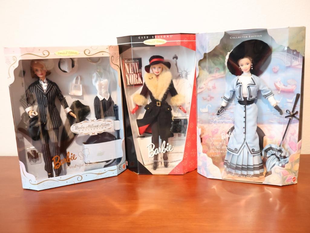 Three Collector Edition Barbie dolls (1 of 6)
