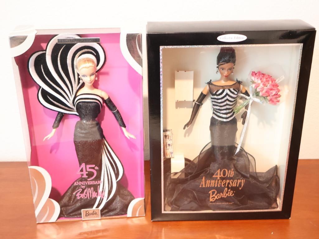 Two Collector Edition Anniversary Barbie dolls (1 of 4)