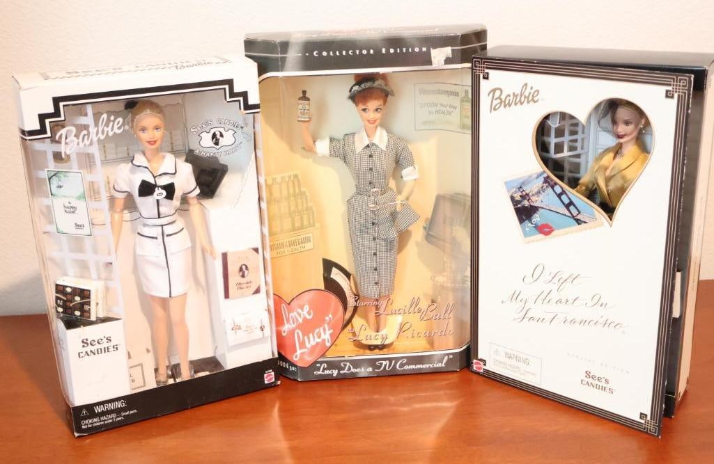 Three Collector Edition Barbie dolls (1 of 6)