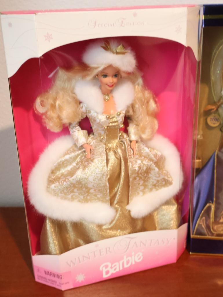 Three Special Edition Holiday Barbie dolls - 2