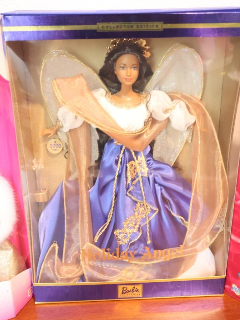 Three Special Edition Holiday Barbie dolls - 3