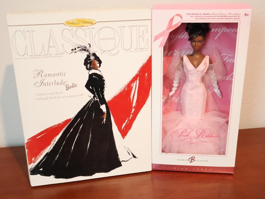 Romantic Interlude Barbie 1996, Pink Ribbon Barbie 2006 (1 of 5)