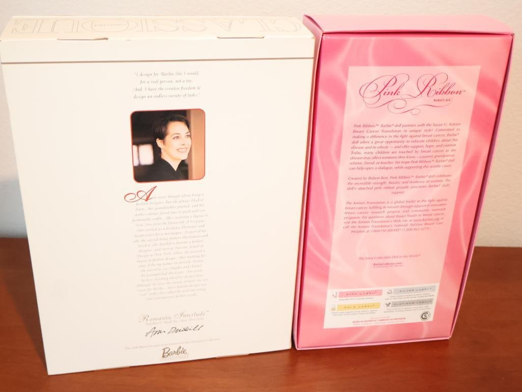 Romantic Interlude Barbie 1996, Pink Ribbon Barbie 2006 - 5