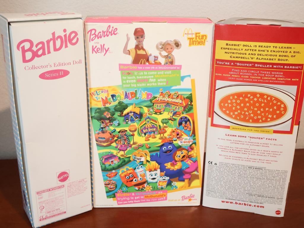 Three collectible Barbie dolls from the late 1990s and early 2000s - 5