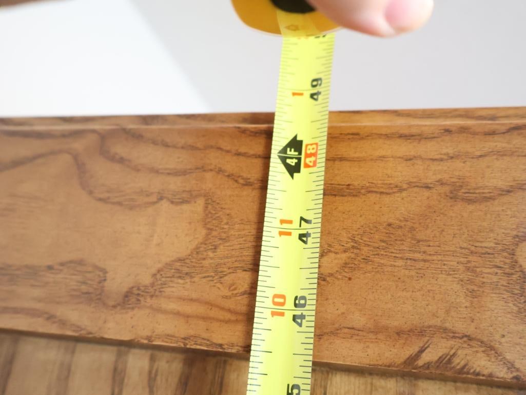 Two matching vintage oak display cabinets or curios - 12