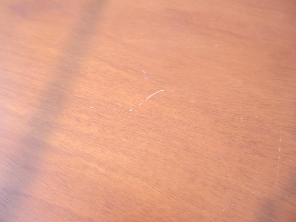 Wood with Black Accent media console - 6