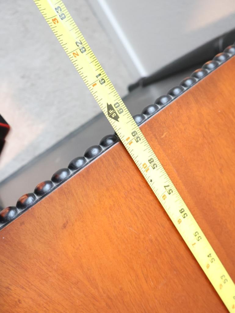 Wood with Black Accent media console - 8