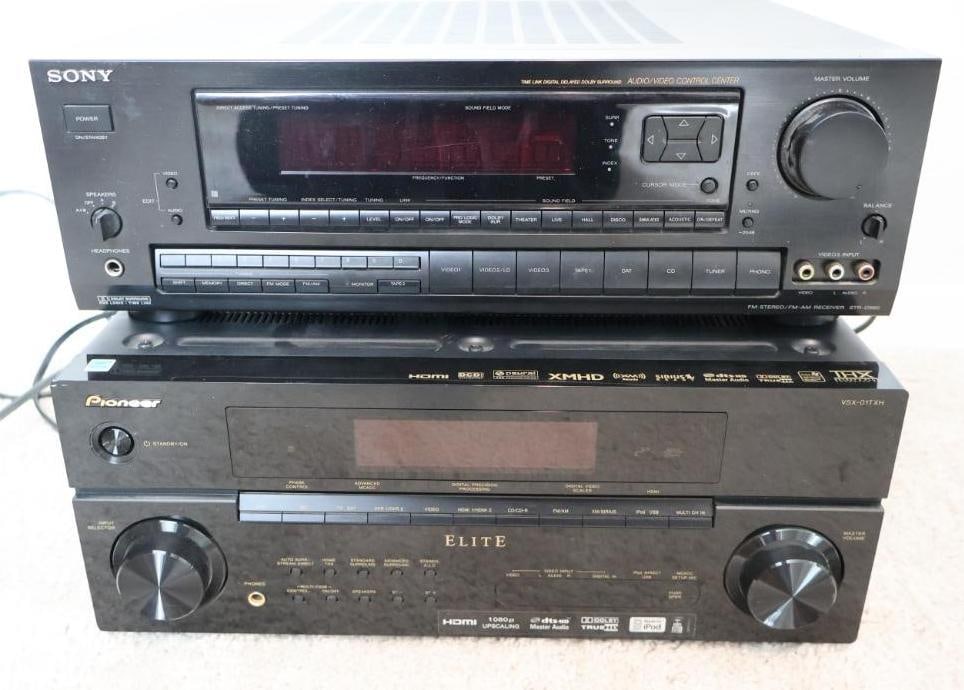 Pioneer Elite Receiver and Sony Audio FM Stereo (1 of 11)