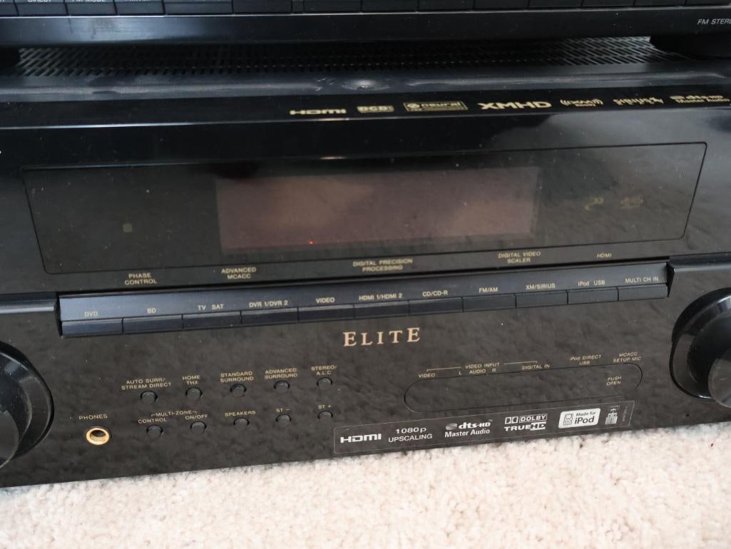 Pioneer Elite Receiver and Sony Audio FM Stereo - 3