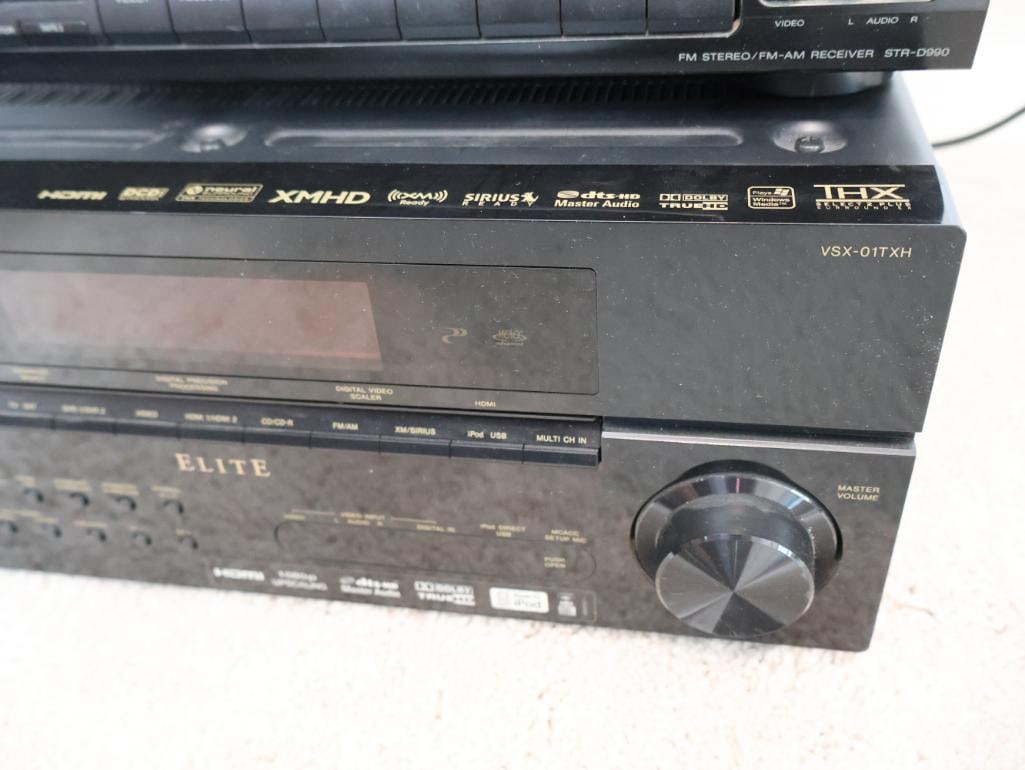 Pioneer Elite Receiver and Sony Audio FM Stereo - 4