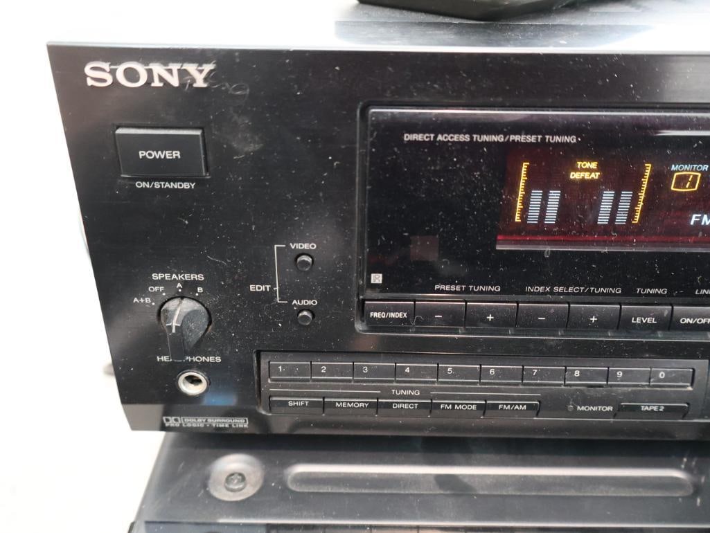 Pioneer Elite Receiver and Sony Audio FM Stereo - 5