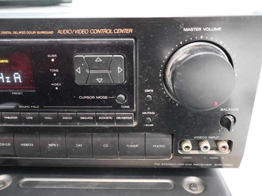 Pioneer Elite Receiver and Sony Audio FM Stereo - 7