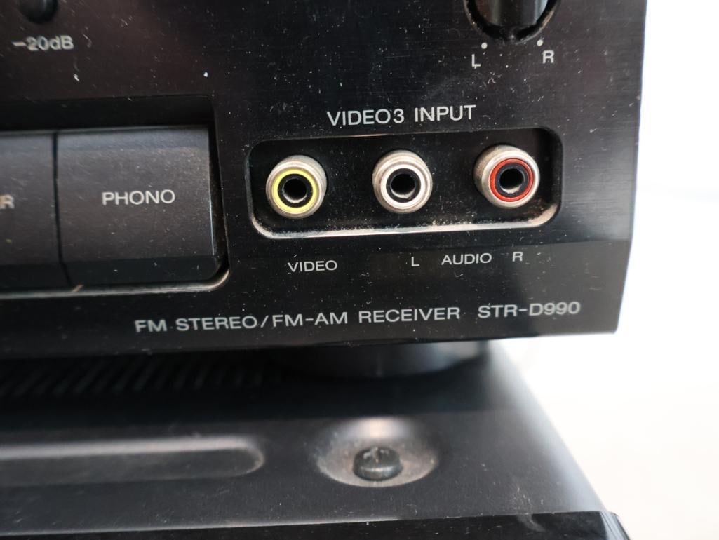 Pioneer Elite Receiver and Sony Audio FM Stereo - 8