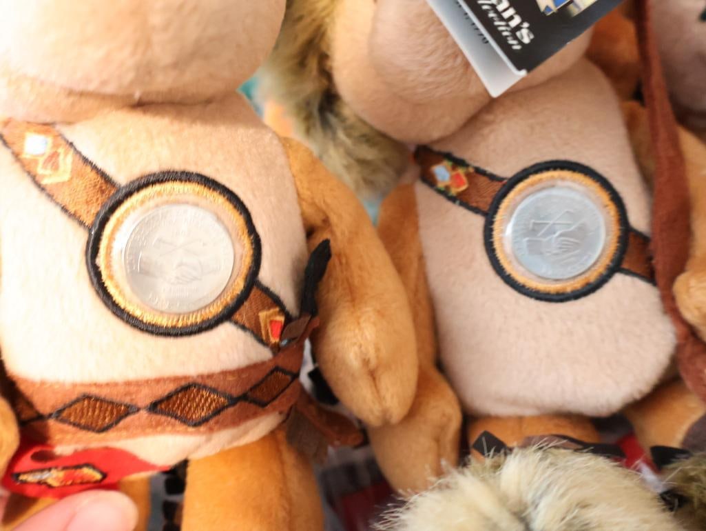 Collection of Limited Treasures State Quarter Coin Bears - 3