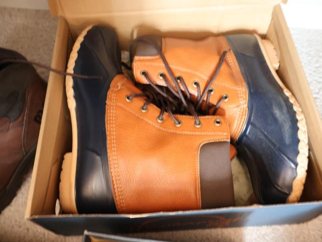 Well-stocked closet containing Leather Jackets, Men's Wear, and Footwear - 11