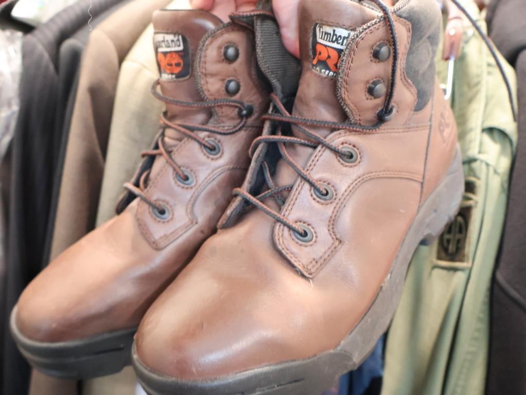 Well-stocked closet containing Leather Jackets, Men's Wear, and Footwear - 14