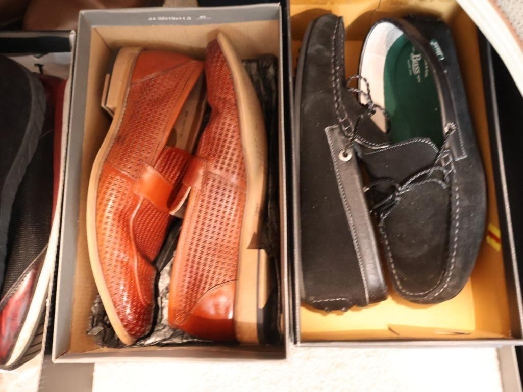 Well-stocked closet containing Leather Jackets, Men's Wear, and Footwear - 3