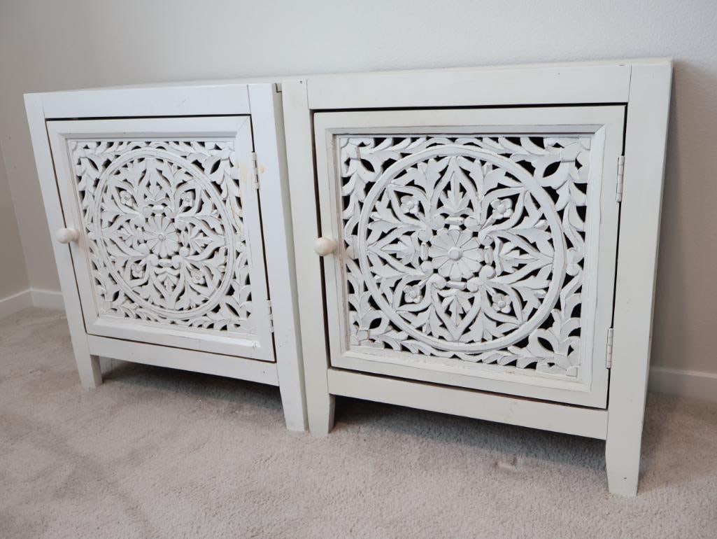 Pair of accent cabinets - 2
