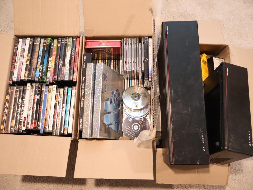 Collection of home entertainment media (1 of 10)