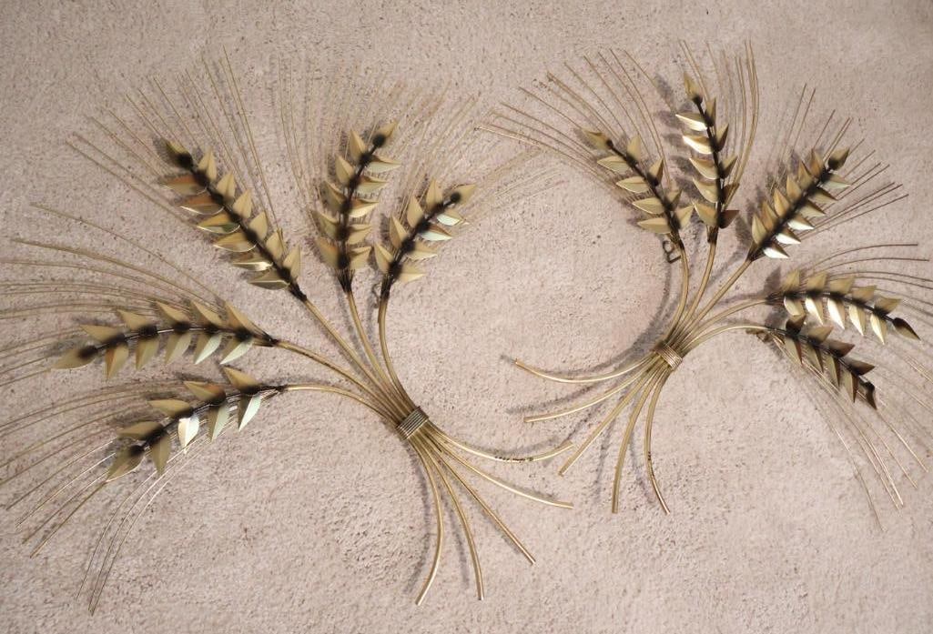 Vintage Curtis Jere "Sheaves of Wheat" Wall Sculptures (1 of 6)
