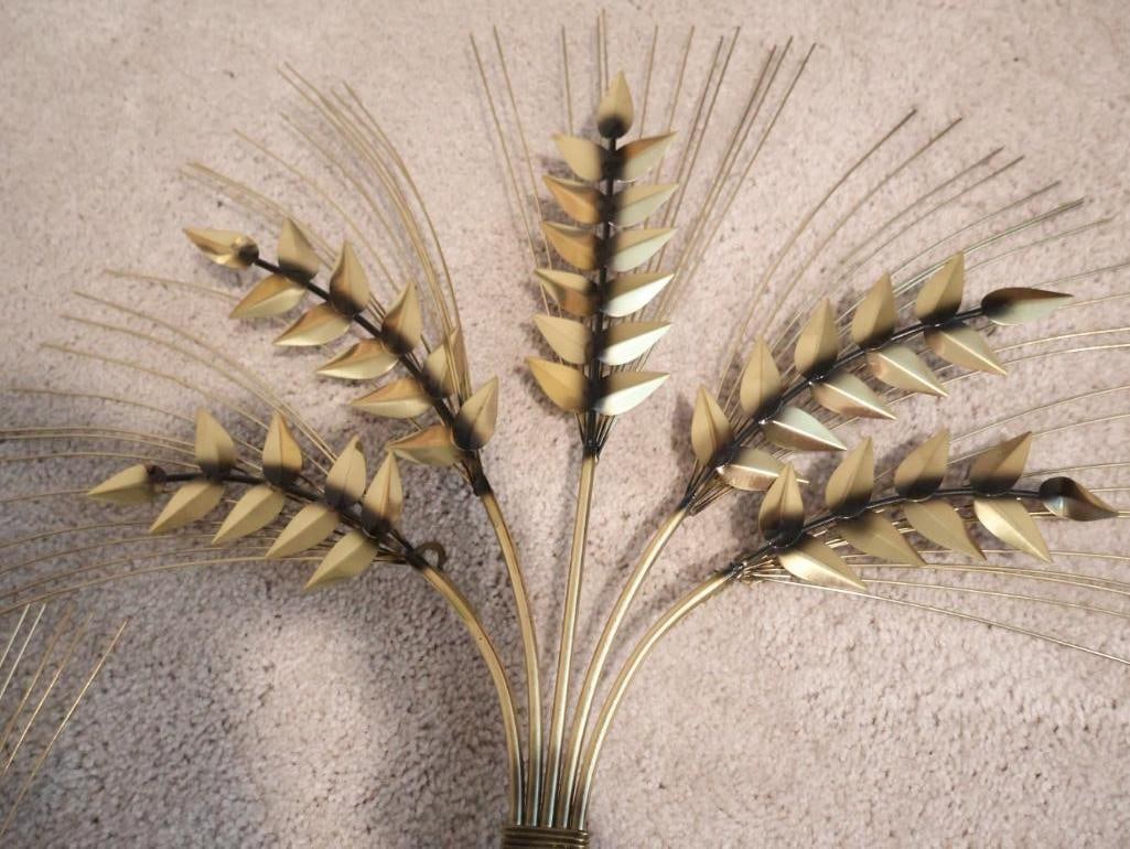 Vintage Curtis Jere "Sheaves of Wheat" Wall Sculptures - 5