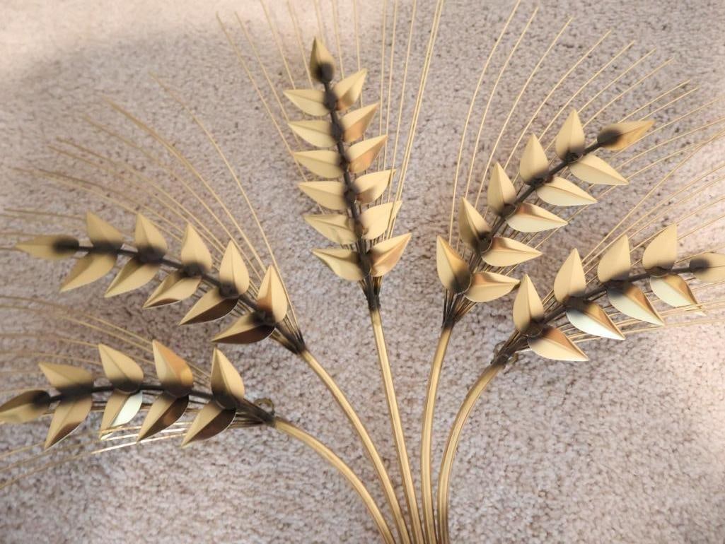 Vintage Curtis Jere "Sheaves of Wheat" Wall Sculptures - 6