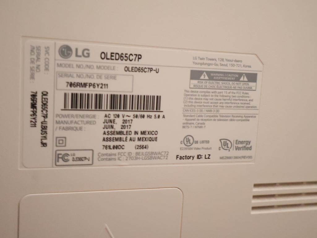 65" LG C7 OLED Extremely Thin Profile TV - 5