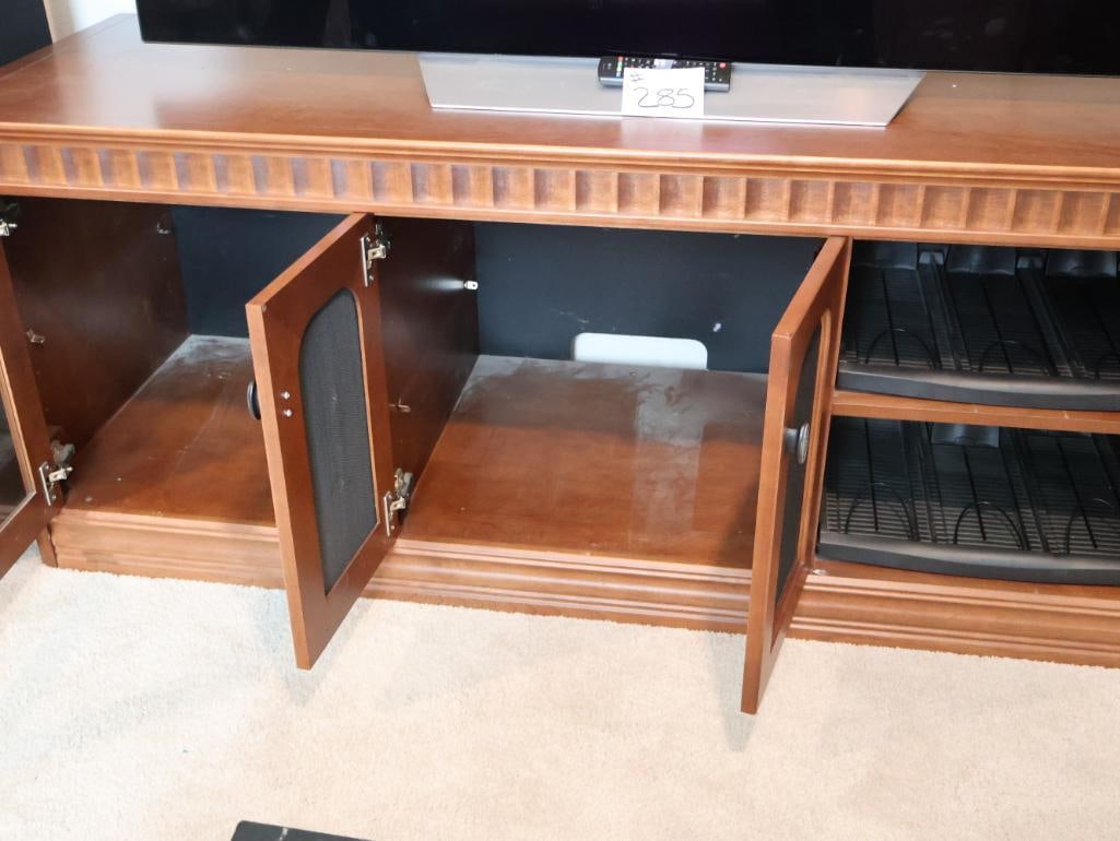Large Low Profile Entertainment Console - 4