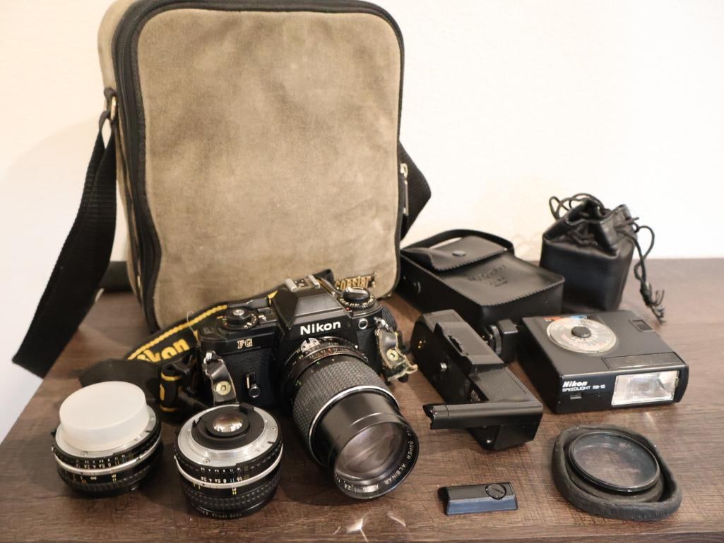 Vintage Nikon FG Film Camera and Accessories (1 of 8)