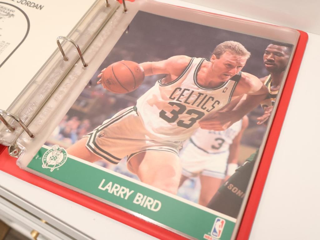 NBA Hoops Collector's Album featuring 92 USA Basketball Team and more - 13