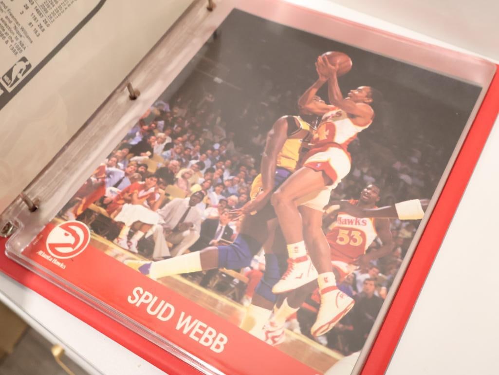 NBA Hoops Collector's Album featuring 92 USA Basketball Team and more - 15