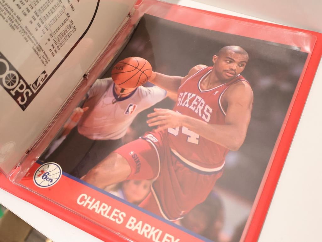 NBA Hoops Collector's Album featuring 92 USA Basketball Team and more - 16